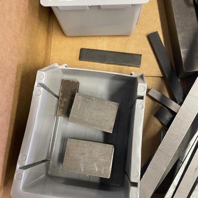 Lot of Misc. Metal Pieces - Steel Block / Steel Bar Stock/Strip