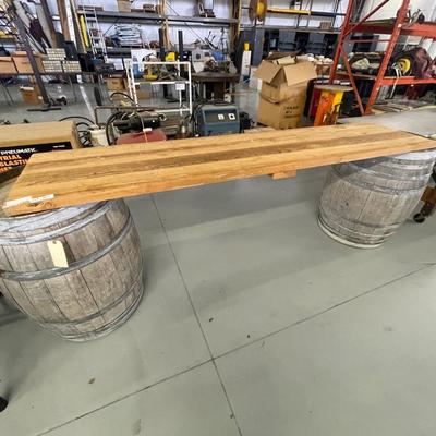 Wood Barrel Wine Bar - 3 Pieces total