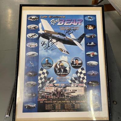 Lyle Shelton's Rare Bear signed Poster
