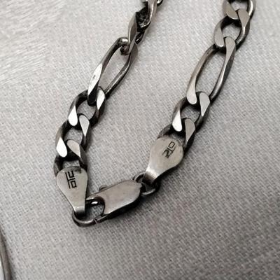 Sodalite On An Italian 925 20" Necklace