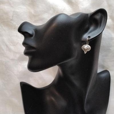 London Blue Topaz 925 Earrings