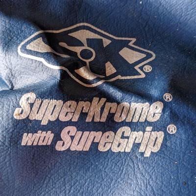 S-K USA 16-PC SuperKrome With SureGrip Combination Wrench Set and Roll