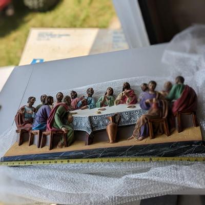 The Last Supper Jesus Statue Sculpture