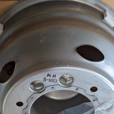 NIB 2 Rear RV Hubcaps 19.5