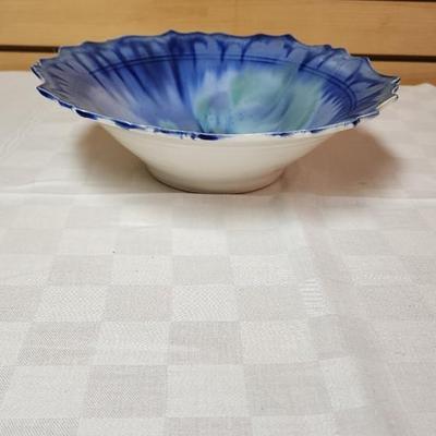 Edgecomb Potters Ceramic Blue Decorative Bowl