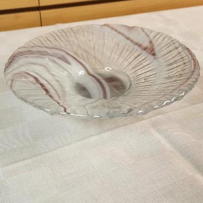Swirled Art Glass Bowl