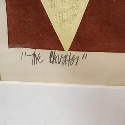 The Elevator -signed and numbered