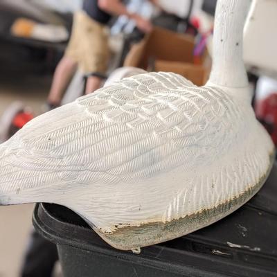 2 Mute Pond Swan Decoys