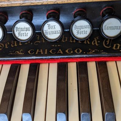 1901 Beckwith Pedal Organ
