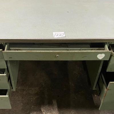 Vintage Metal Desk