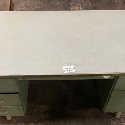 Vintage Metal Desk