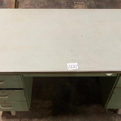 Vintage Metal Desk