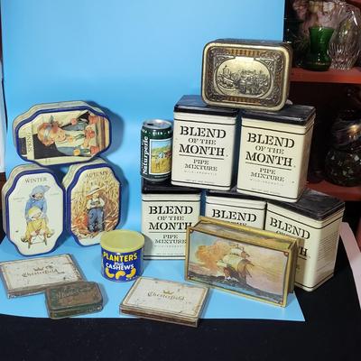Assorted Vintage Tins