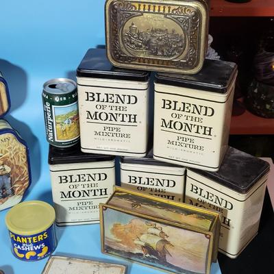 Assorted Vintage Tins