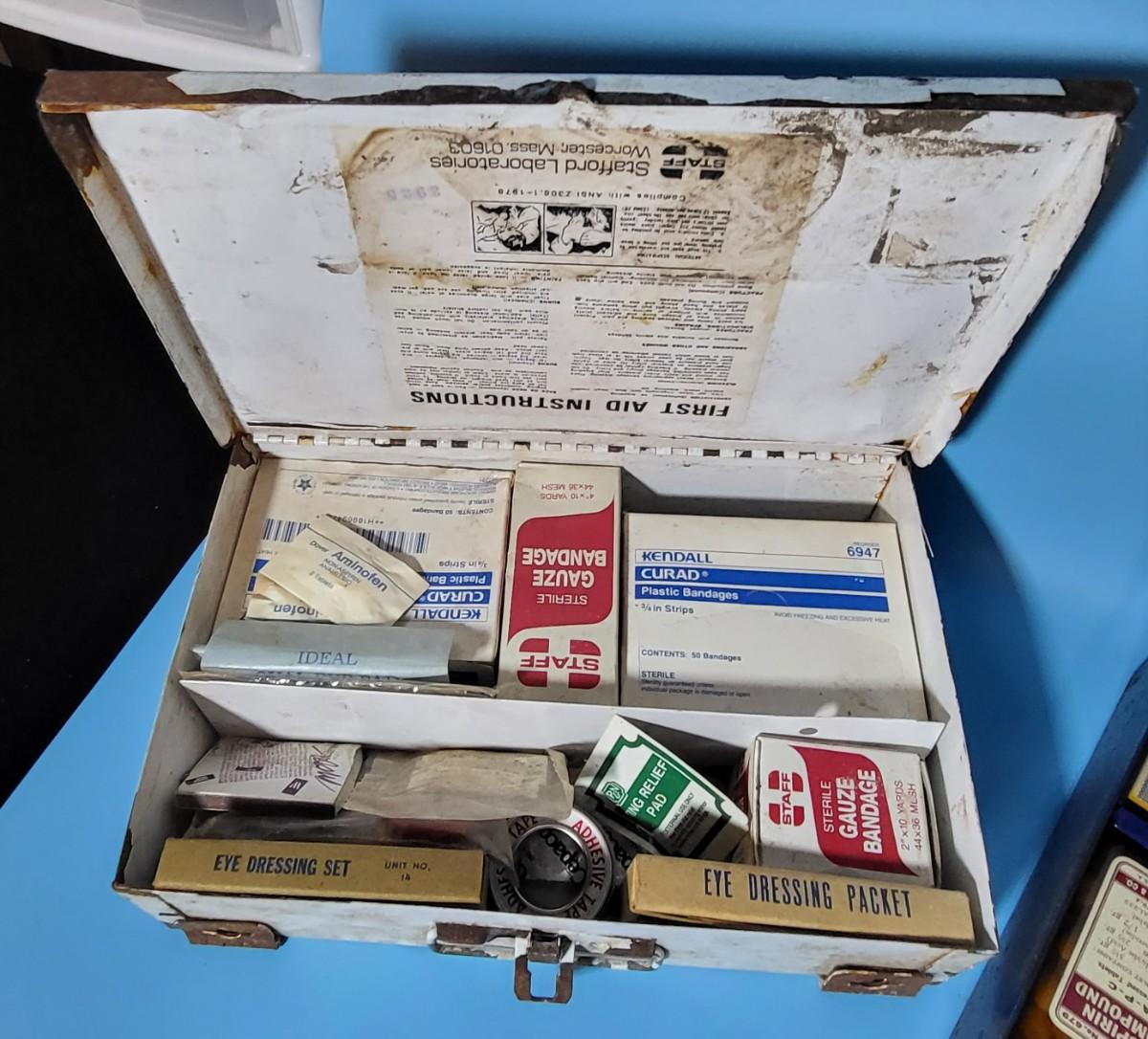 Vintage First Aid Kits & Contents
