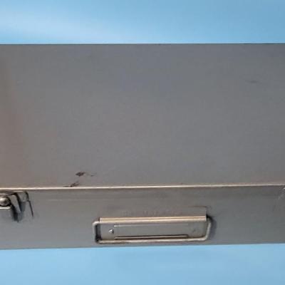 Vintage Brumberger Metal Slides Case