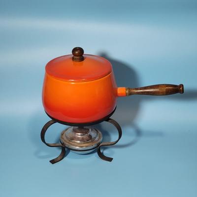 MCM Fondue Pot with Lid Vintage