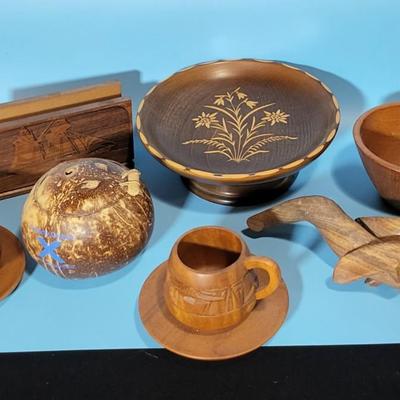 Vintage Wooden Items Lot