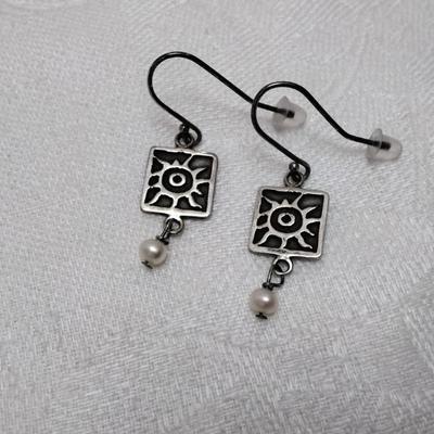 Kevin & Anna Cultured Pearl 950 Earrings