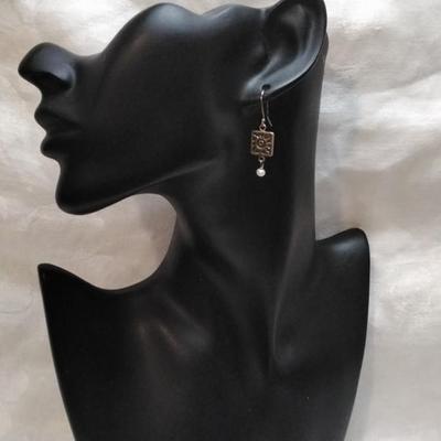 Kevin & Anna Cultured Pearl 950 Earrings