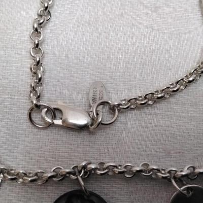 Fun, Funky Abalone 925 15" Necklace
