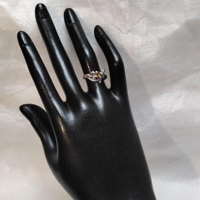 Antique Citrine 925 Ring Size 5.5