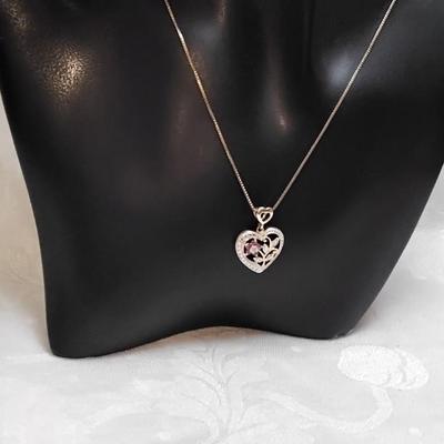 Ross Simons Ruby Gold Vermeil 18" Necklace