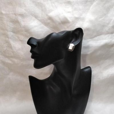Vintage Mother of Pearl 925 Earrings