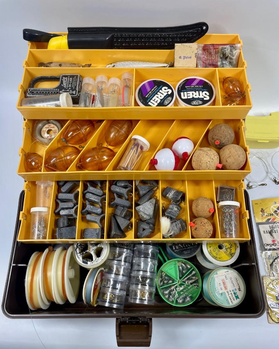Woodstream Old Pal Fishing Tackle Box - Full of Fishing Gear