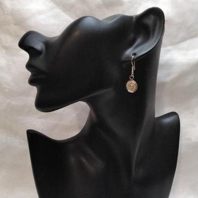 Vintage Aztec Mexico 950 Earrings