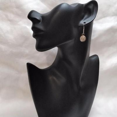 Vintage Aztec Mexico 950 Earrings