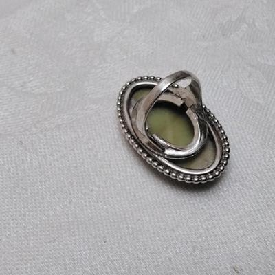 Rare Green Turquoise LSP CO. 925 Ring Size 5