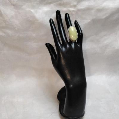 Rare Green Turquoise LSP CO. 925 Ring Size 5