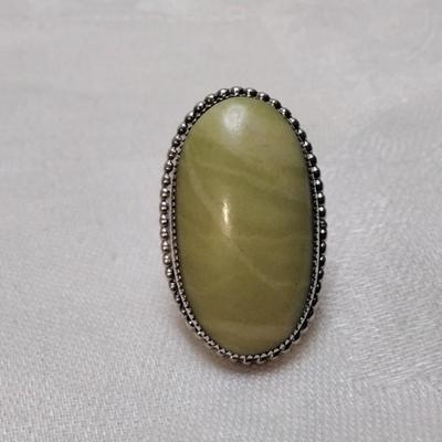 Rare Green Turquoise LSP CO. 925 Ring Size 5