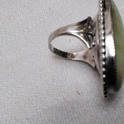 Rare Green Turquoise LSP CO. 925 Ring Size 5