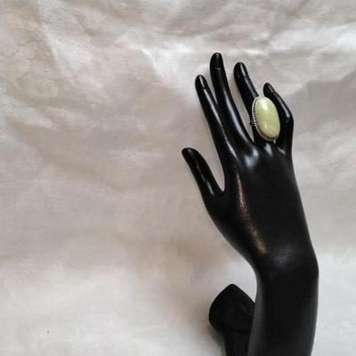 Rare Green Turquoise LSP CO. 925 Ring Size 5