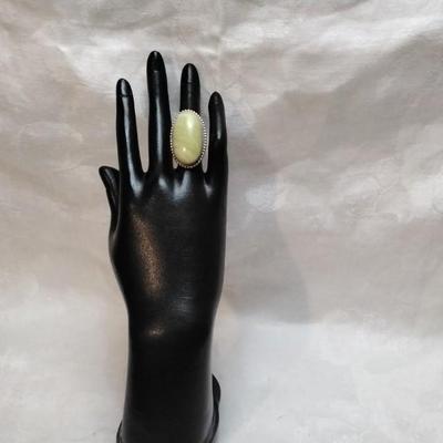 Rare Green Turquoise LSP CO. 925 Ring Size 5