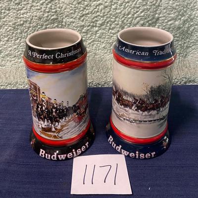Budweiser Beer Steins