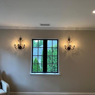 Restoration Hardware Sconces - Antique Pewter