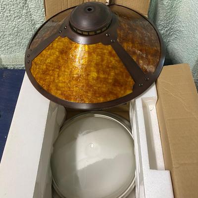 1 Ceiling Fixture and One Shade