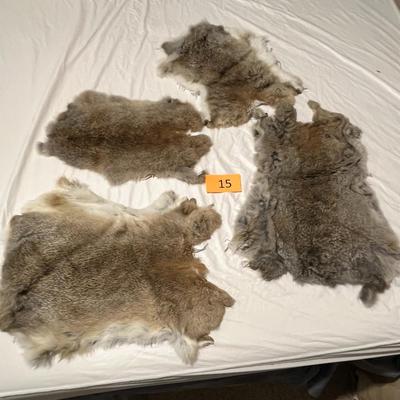 Four Rabbit Pelts