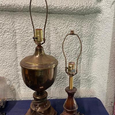 Brass Tone Lamps