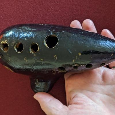 Antique Earthenware Ocarina Flute