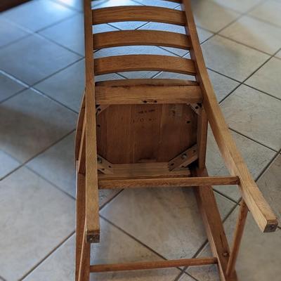 Solid Oak Bistro Set