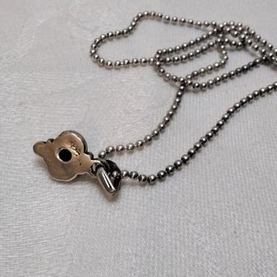 Vintage Onyx 17" 925 Necklace
