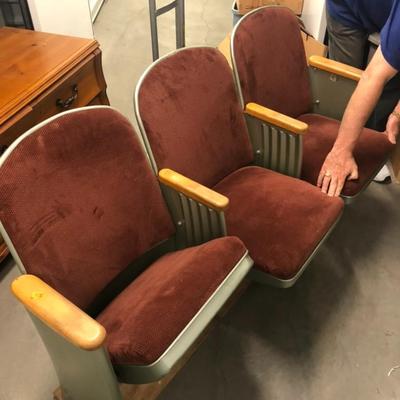 Vintage cinema seats