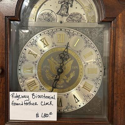 Lot 2: Ridgeway Grandfather Clock