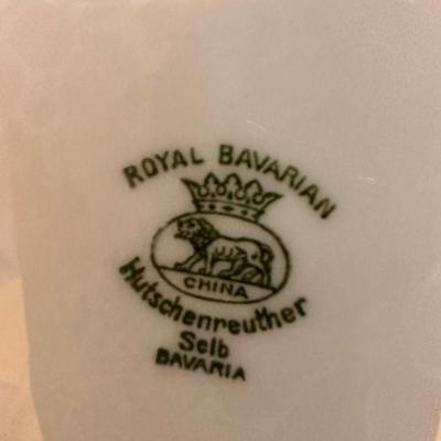 6 Pc Royal Bavarian China Plate Set