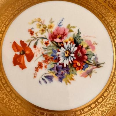 6 Pc Royal Bavarian China Plate Set