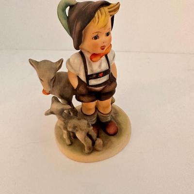 Hummel Boy, Sheep Figurine